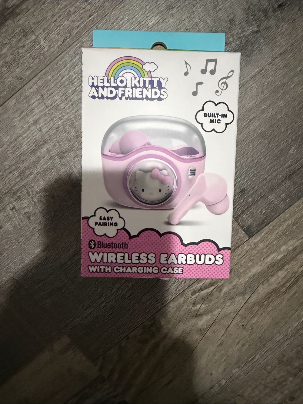 Pink Wireless Bluetooth Earbuds with Charging Case